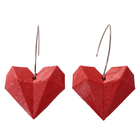 AROS CORAZONES GEOMETRICOS 3D