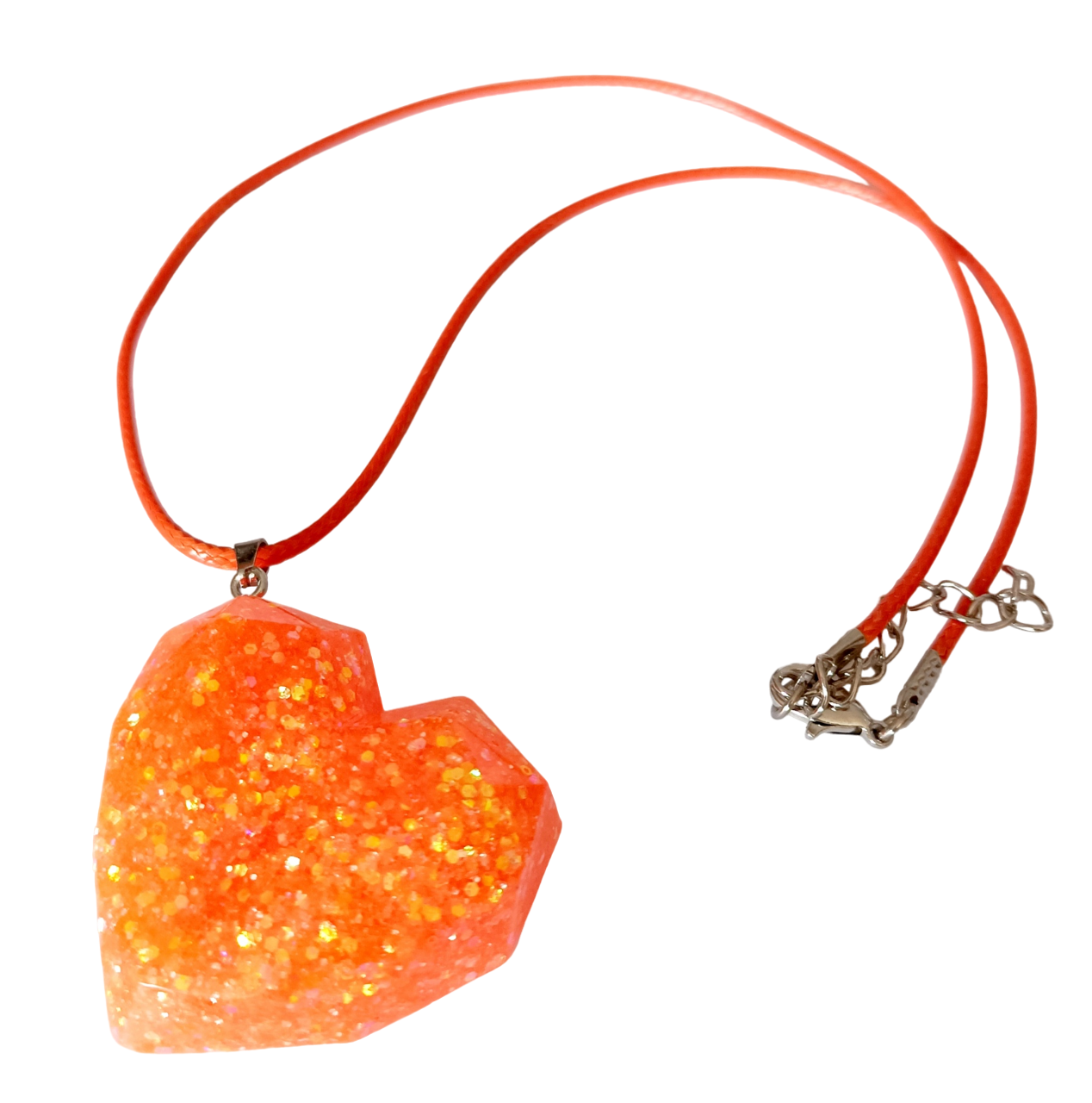 COLLAR CORAZON GEOMETRICO