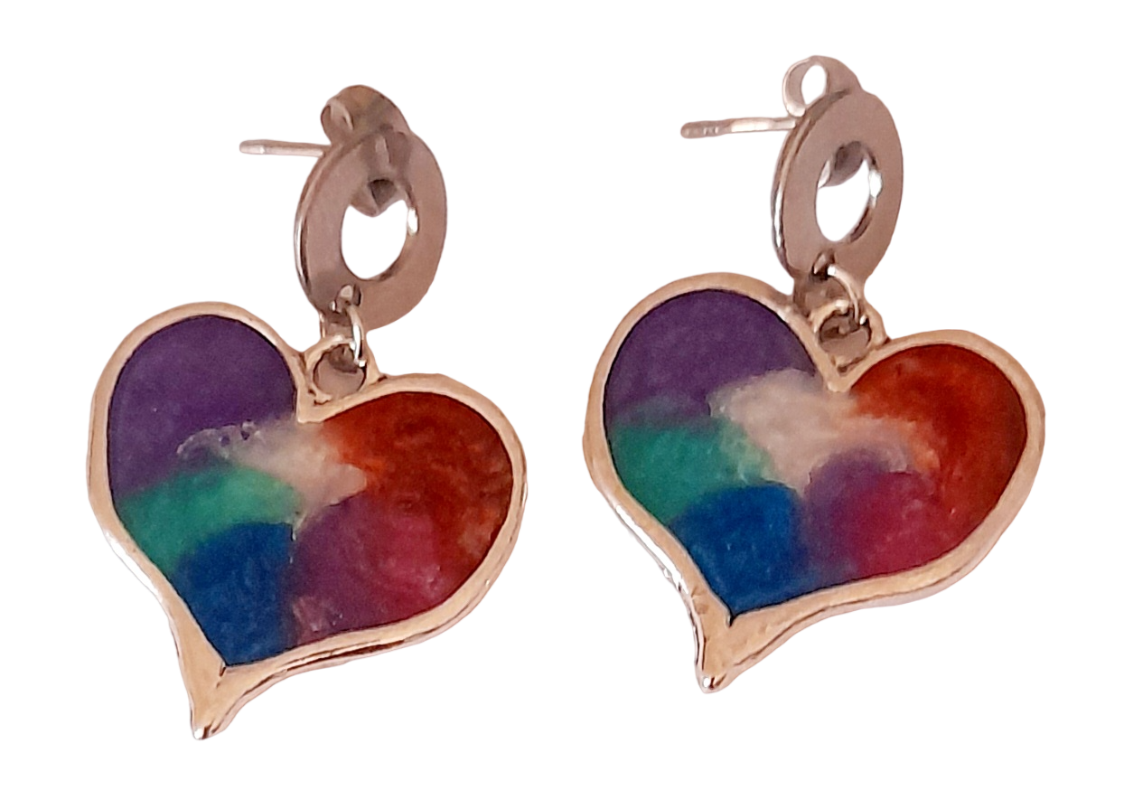 AROS CORAZON MARMOLEADOS