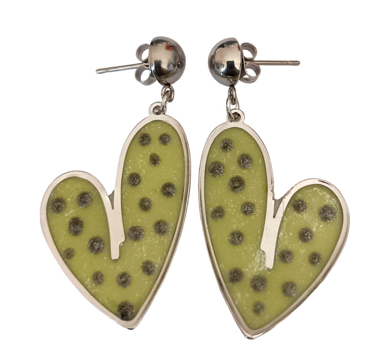 AROS CORAZON ACERO