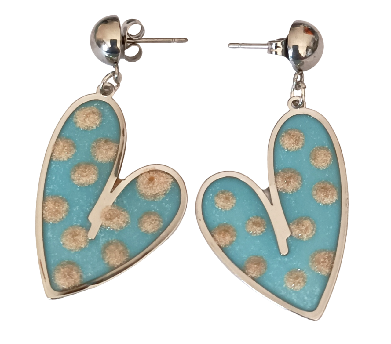 AROS CORAZON ACERO