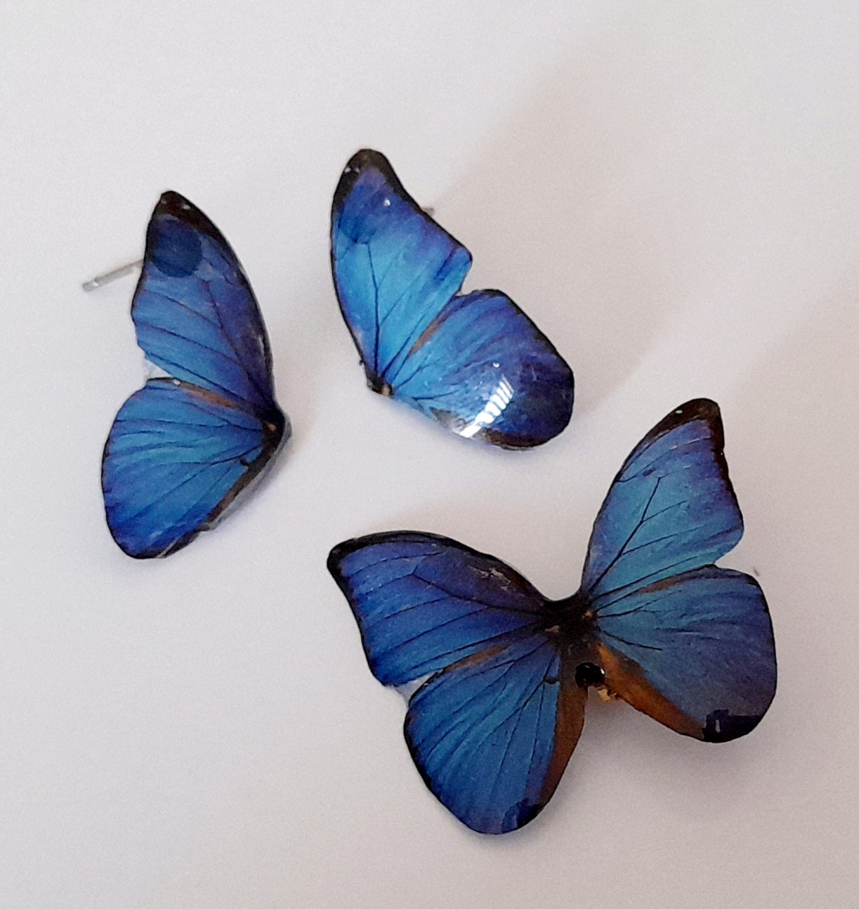 Conjunto mariposas resina