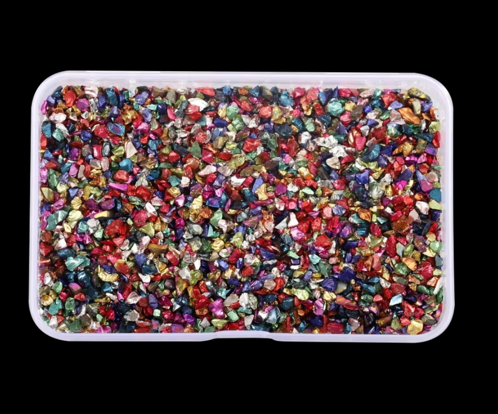 piedras metalizadas