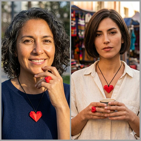 Conjunto corazón 