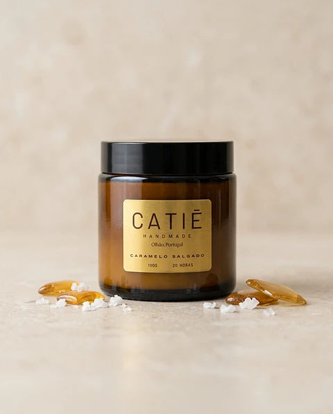 Vela Aromática - Caramelo Salgado 100ml