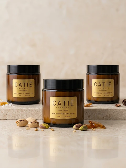 Conjunto Outono: Caramelo Salgado + Bourbon Pistachio + Fogueira de Outono (ENTREGA GRÁTIS)