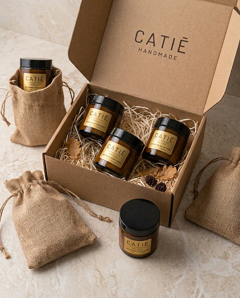 Conjunto Outono: Caramelo Salgado + Bourbon Pistachio + Fogueira de Outono (ENTREGA GRÁTIS)
