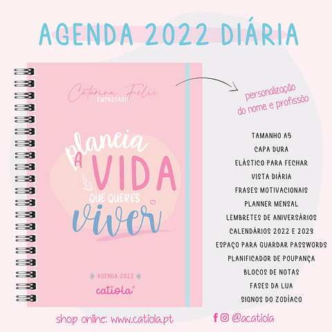 Agenda Diária - 2022