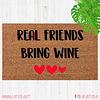 Tapete Real Friends Bring Wine