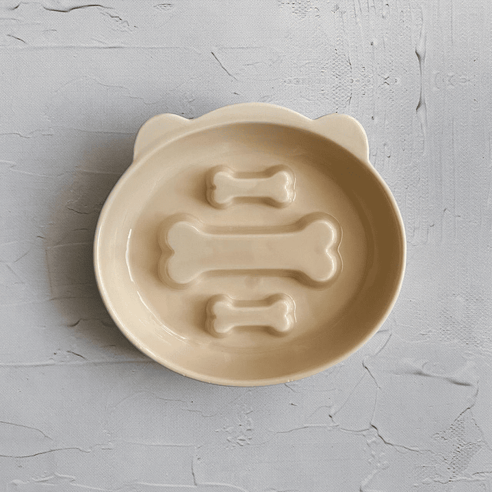 Plato comedero anti ansiedad Huesos 3