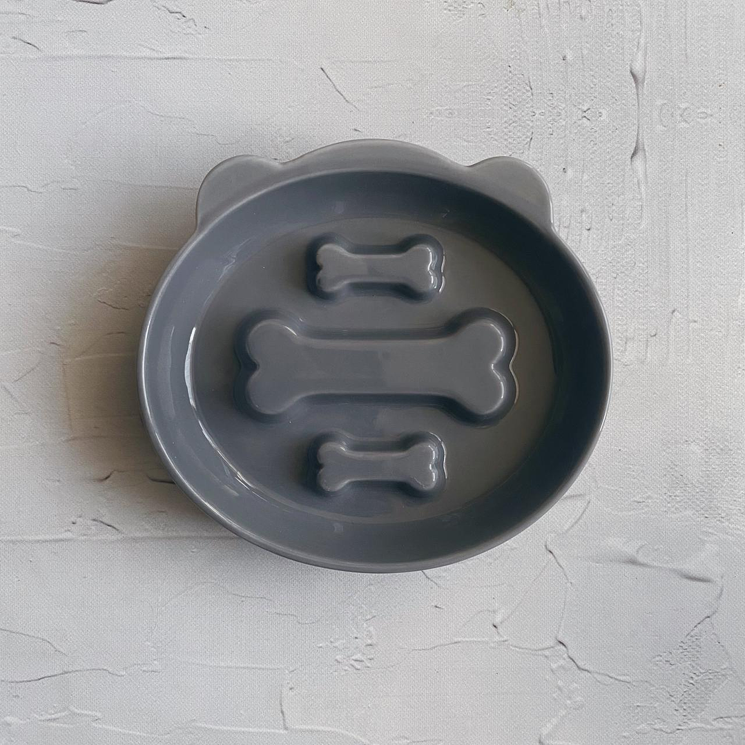 Plato comedero anti ansiedad Huesos 4