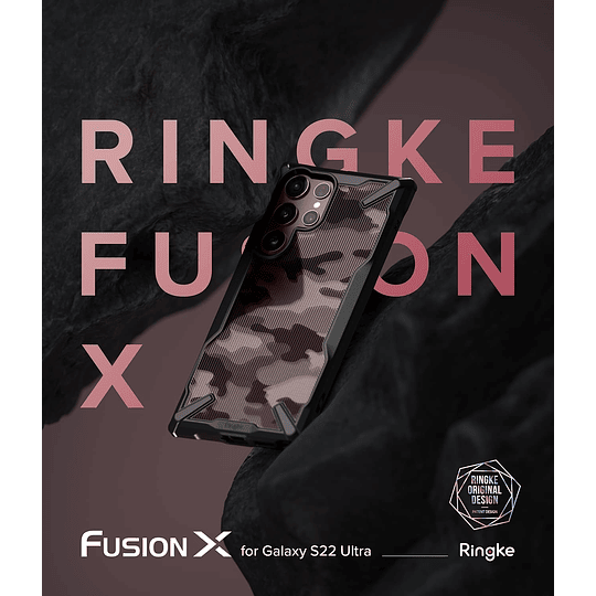 Carcasa Ringke Fusion-X Para Samsung S22 Ultra