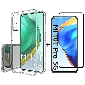 Carcasa Para Xiaomi Mi 10t/10t Pro + Lámina De Vidrio 