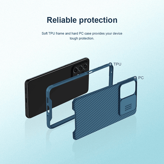 Carcasa Nillkin Camshield Pro Para Samsung A73 5G