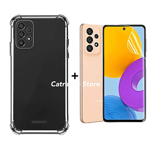 Carcasa Transparente Para Samsung A33 5G + Lámina Pantalla 