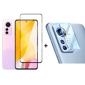 Lámina De Vidrio Pantalla y Cámara Para Xiaomi 12 Lite 5G
