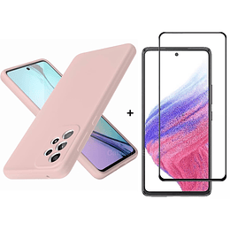 Carcasa De Silicona Para Samsung A53 5G + Lámina 