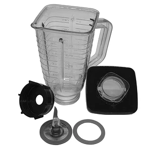 Kit De Vaso De Vidrio Oster-Cuchilla-Base-Tapa