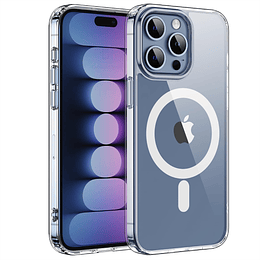 Carcasa Transparente Con Magsafe Para iPhone 15 Pro Max