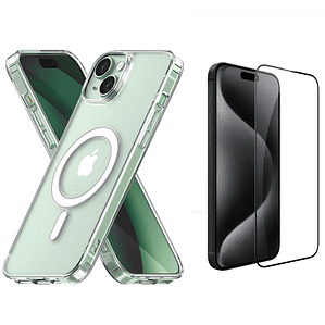 Carcasa Con Magsafe Para iPhone 15 Plus + Lamina