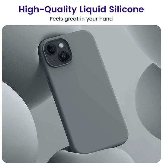 Carcasa De Silicona Para iPhone 15 Normal