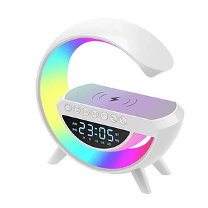 Lampara de Mesa Inteligente-Parlante-Carga inalámbrico-YN-2209