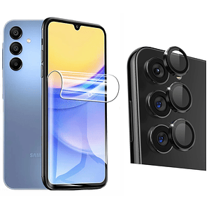 Lamina de Hidrogel Para Samsung a25 + Protector lentes