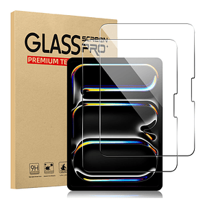 Pack 2 Láminas De Vidrio Para iPad Pro 13 Pulgadas M4 2024