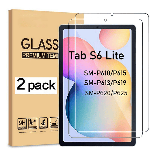 Pack 2 Láminas De Vidrio Pantalla Para Samsung Tab S6 Lite