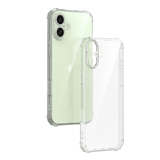 Carcasa Transparente Reforzada Para iPhone 16 Plus