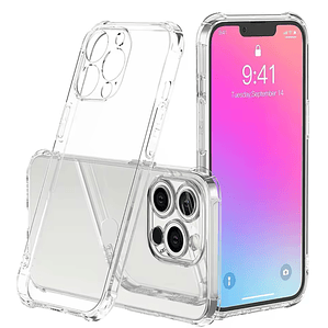 Carcasa Transparente Reforzada Para iPhone 16 Pro 