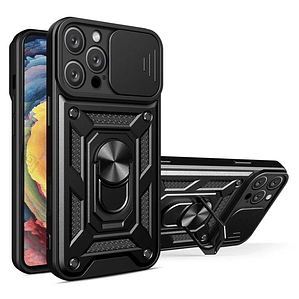 Carcasa Armor Con Anillo Para iPhone 16 Pro