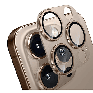 Lámina Cámara Aluminio Para iPhone 16 Pro/16pro Max-Desert