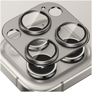 Lámina Cámara Aluminio Para iPhone 16 Pro/16pro Max-Titanio