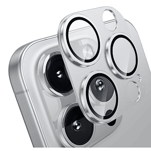 Lámina Cámara Aluminio Para iPhone 16 Pro/16pro Max-Silver