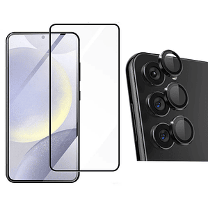 Lamina de Vidrio Para Samsung S24 FE + Protector Lentes