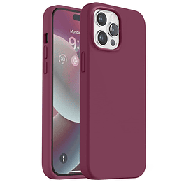 Carcasa de Silicona Para iPhone 14 Pro-Currant