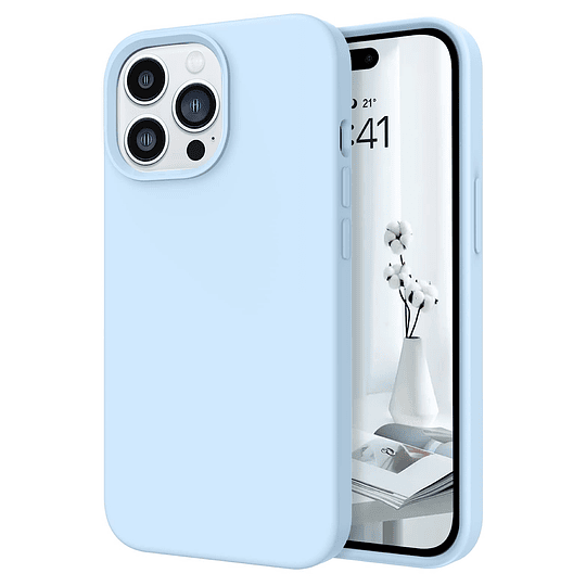 Carcasa Silicona Para iPhone 14 Pro Max + Lamina