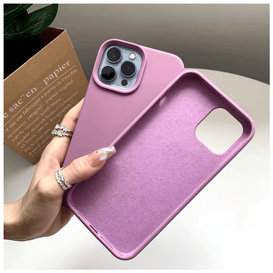 Carcasa Silicona para iPhone 14 Pro + Lamina Pantalla