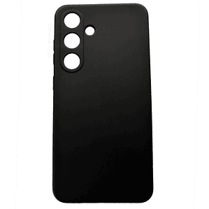 Carcasa Silicona Para Samsung S25 Plus-Negro