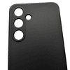 Carcasa Silicona Para Samsung S25 Plus-Negro