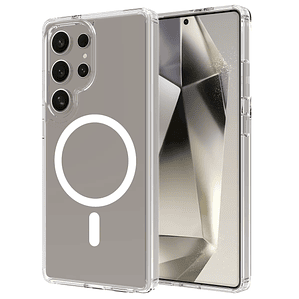 Carcasa Transparente Con Magsafe Para Samsung S25 Ultra