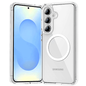 Carcasa Transparente Con Magsafe Para Samsung S25 
