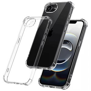 Carcasa Transparente Reforzada Para iPhone 16e