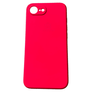 Carcasa De Silicona Para iPhone 16e-Fucsia