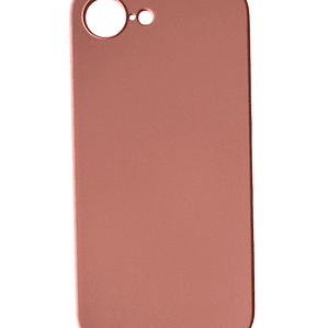 Carcasa De silicona Para iPhone 16e - Rosa