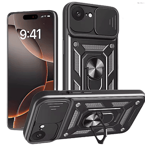 Carcasa Armor con Anillo Para iPhone 16e