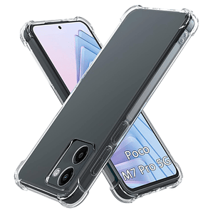 Carcasa Transparente Para Xiaomi Poco M7 Pro 5G