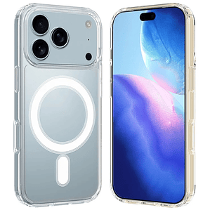 Carcasa Transparente Magsafe Para iPhone 17 Pro Max