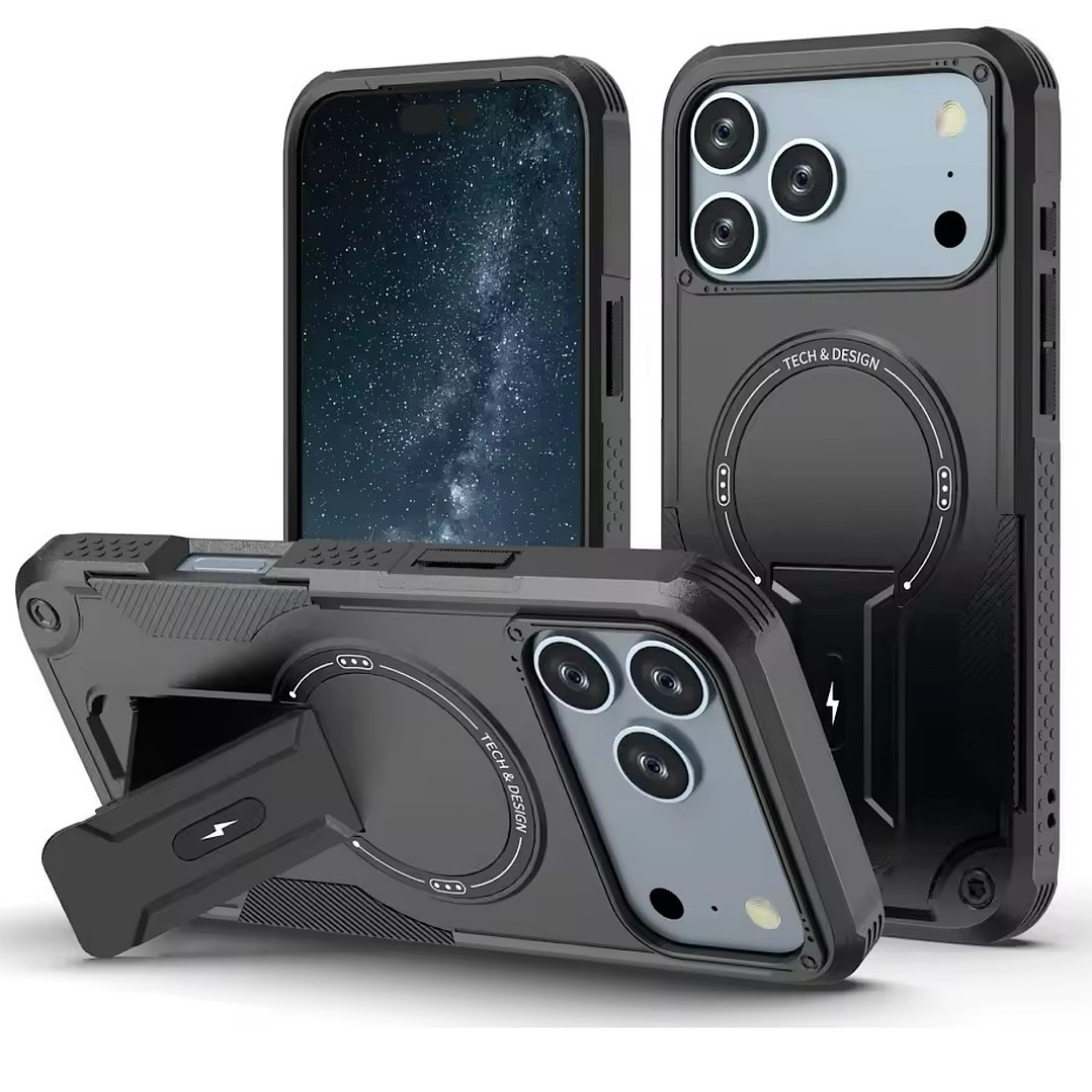 Carcasa Con Magsafe/soporte Para iPhone 17 Pro Max 1